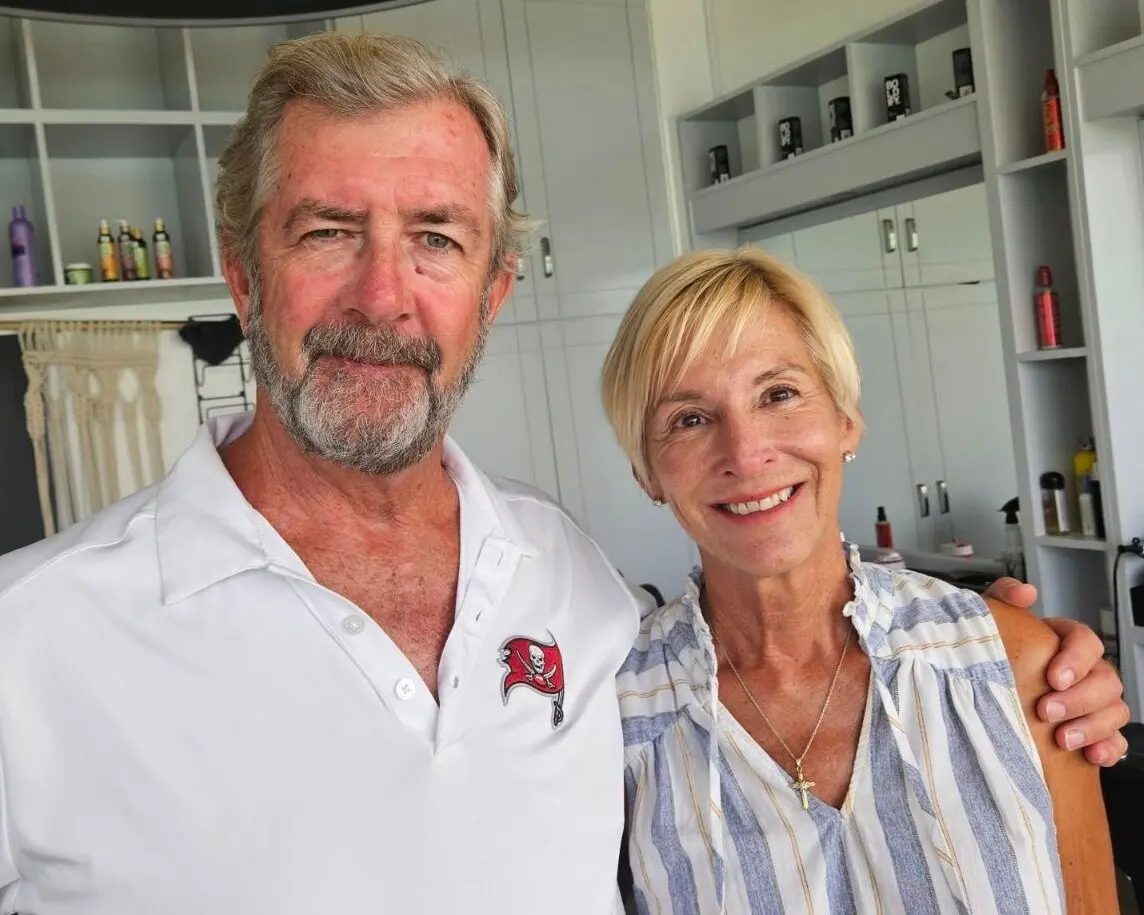 Ralph Hendry and Kathy Brandel. They are smiling.